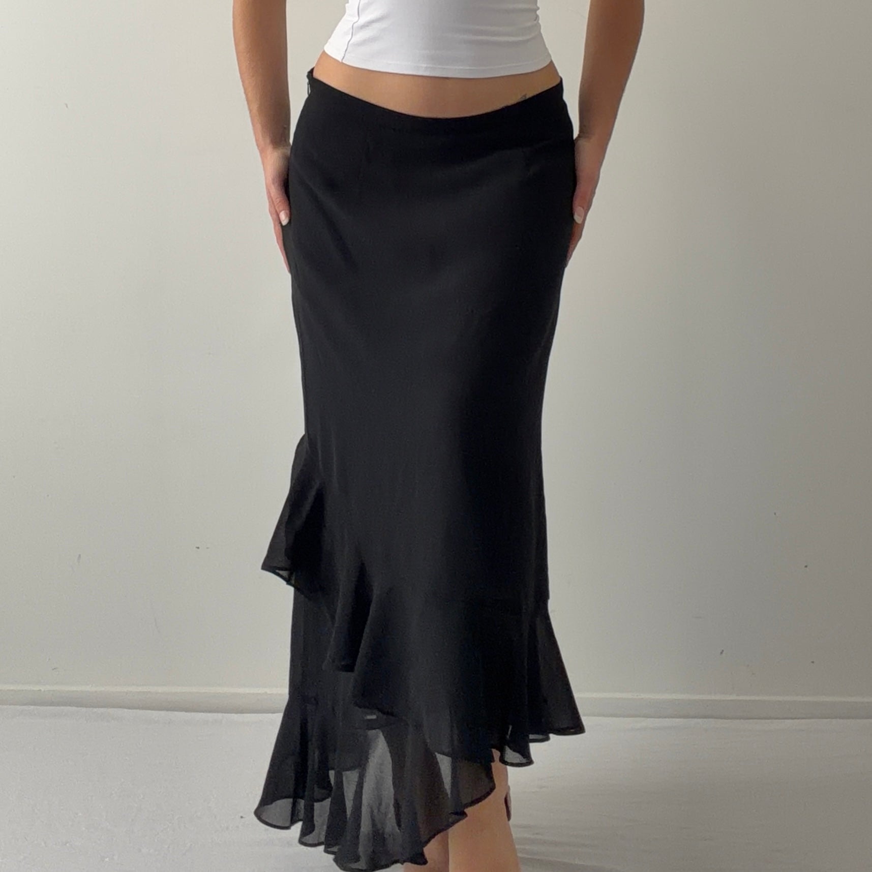 Laura Ruffle Skirt | Made in Canada | 8-10