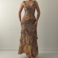 Ynova Mode Silk Beaded Dress | M-L