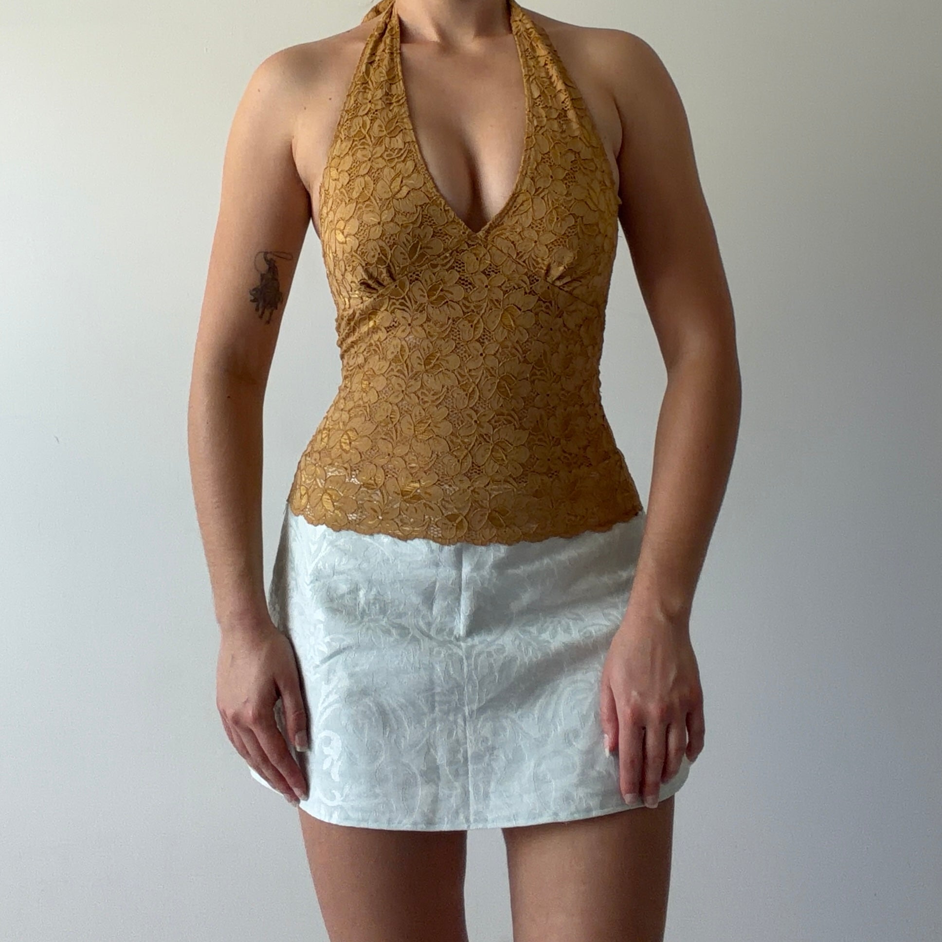 Body Central Lace Halter Top | XS