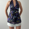 Halé Bob Silk Halter Top | XS
