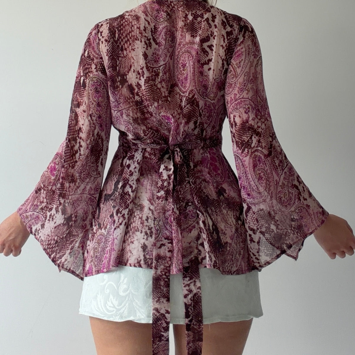 Elsa Baia Bell Sleeve Top | XS-M