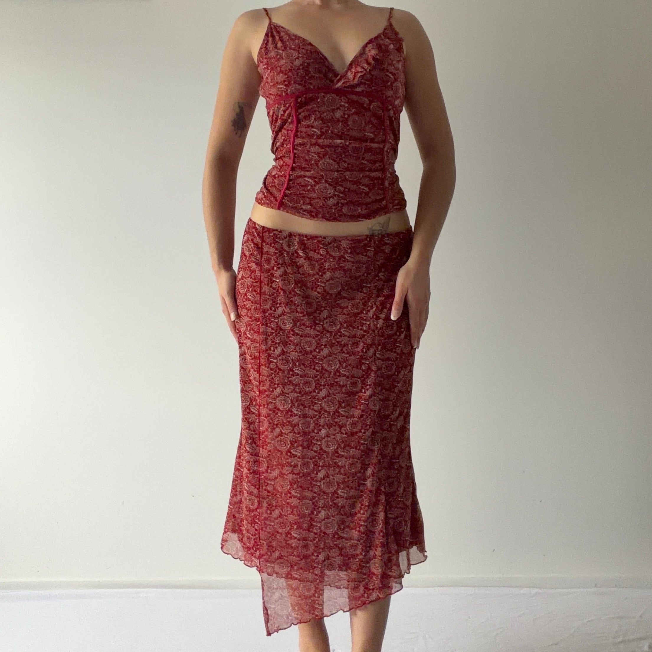 Mexx Mesh Skirt and Top Set | 10-12