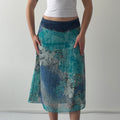 Paisley Midi Skirt | Made in USA | M