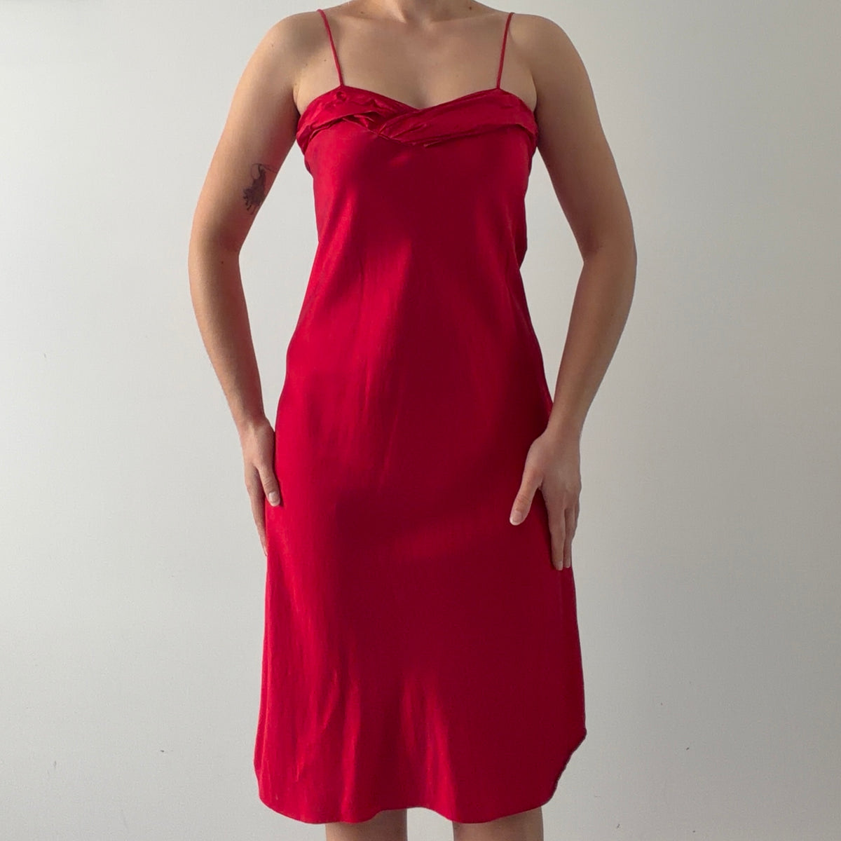 Victoria's Secret Gold Label Silk Slip Dress | M