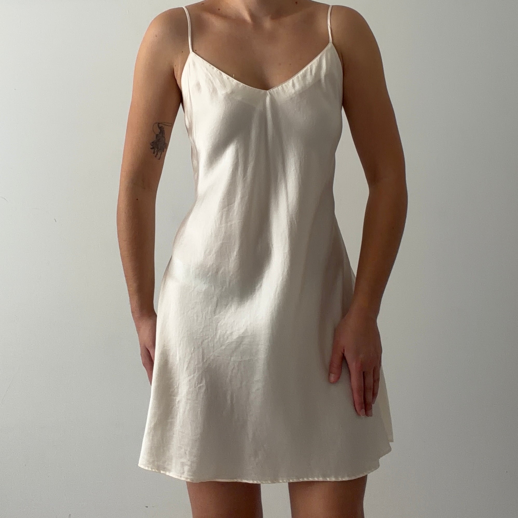 Victoria's Secret Gold Label Silk Slip | 10-12