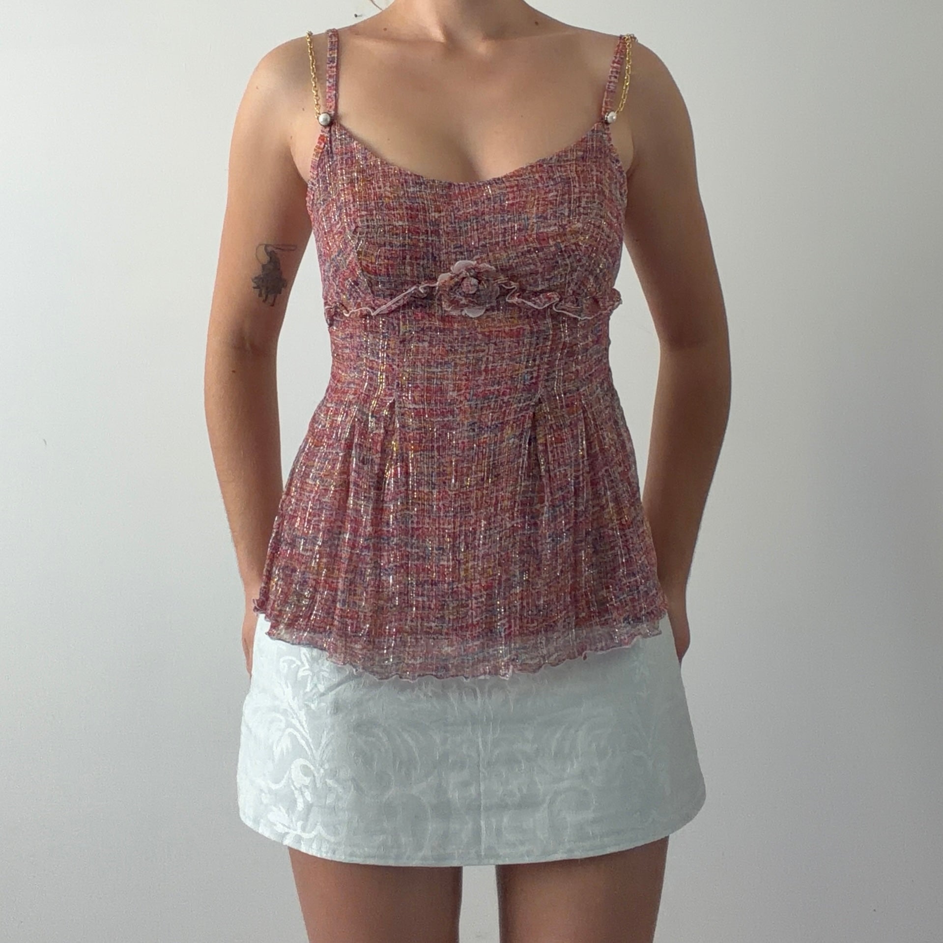 Intimissimi Silk Rosette Cami | 8-10