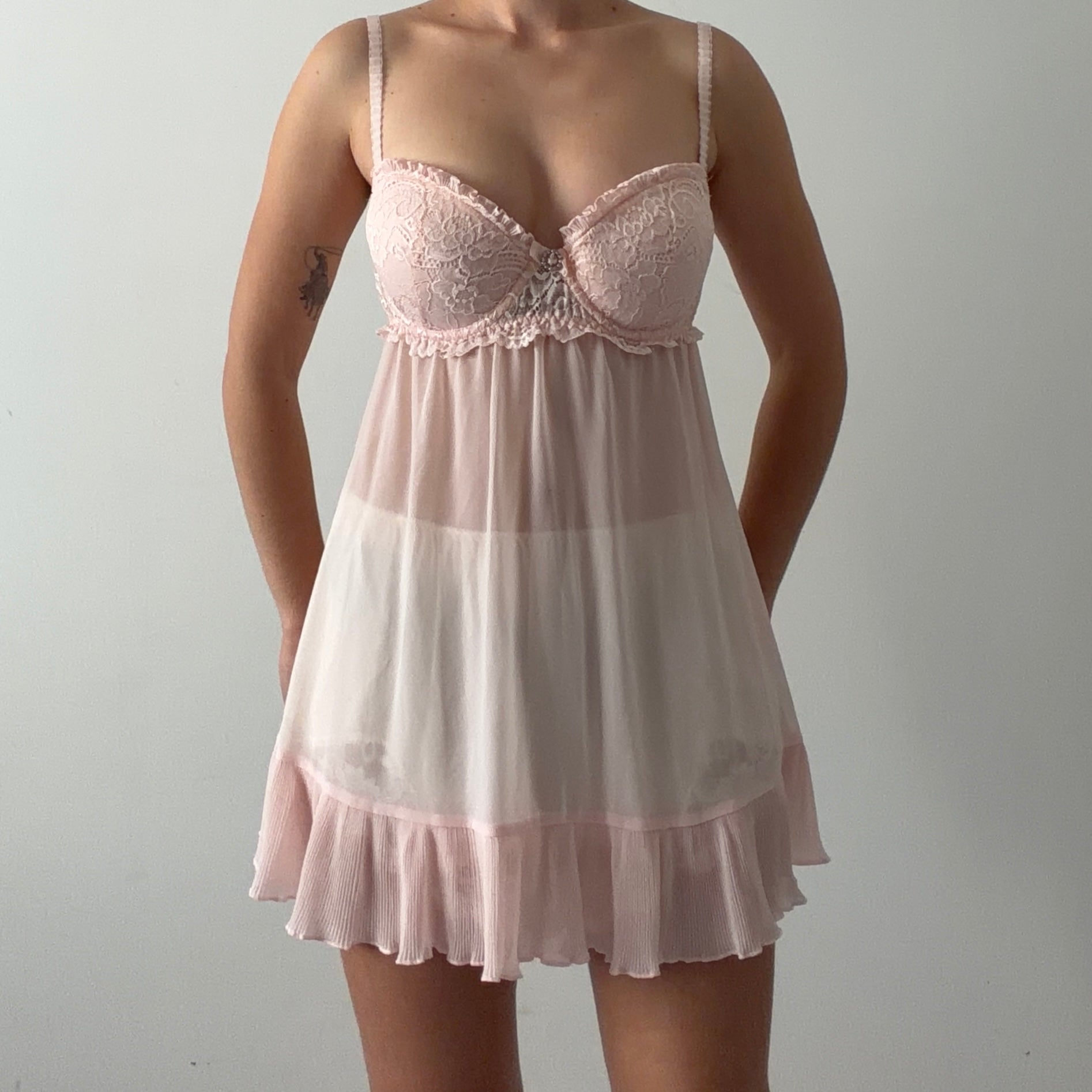 Cinema Etoile Babydoll Slip Dress | M