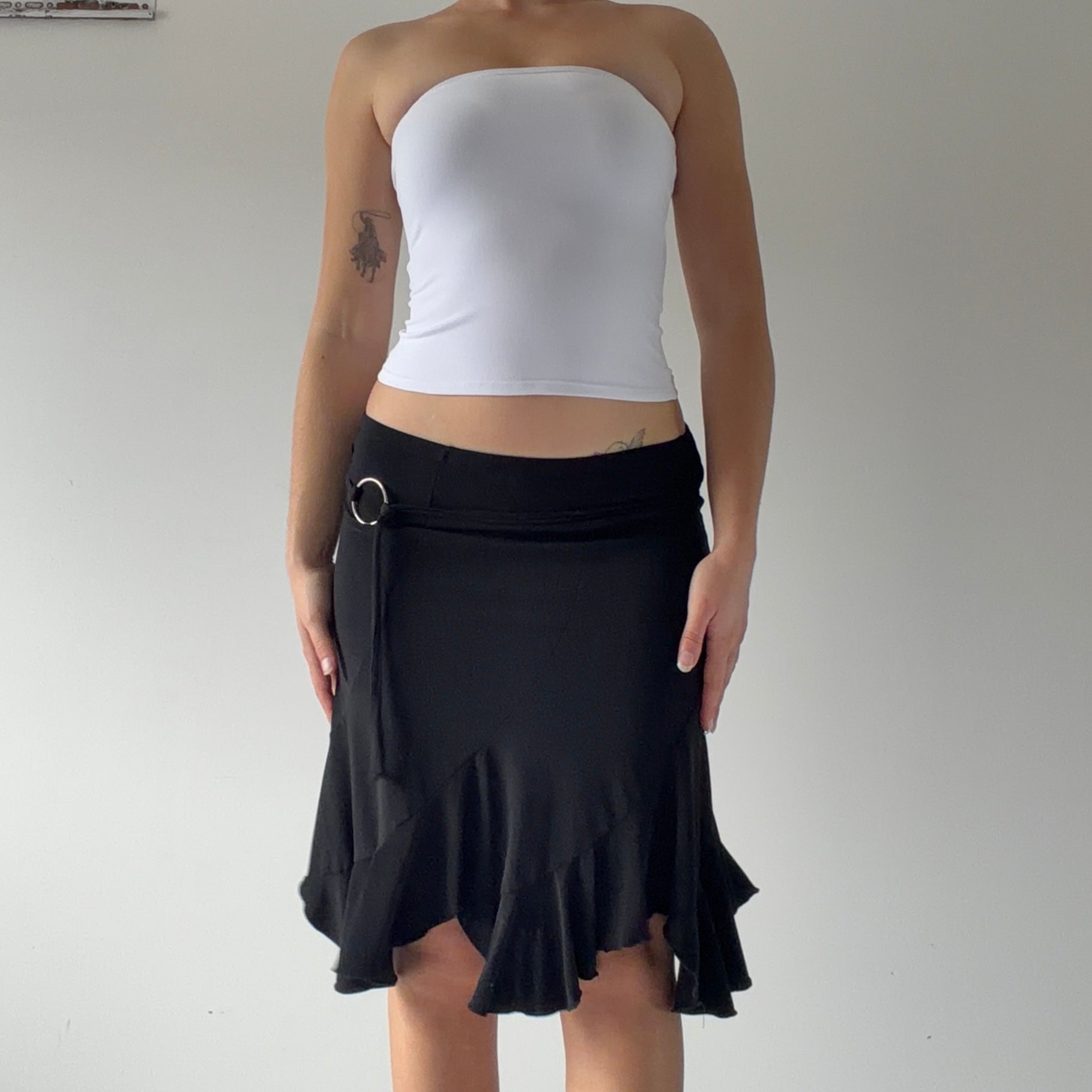 Vamp Asymmetric Midi Skirt | 6-8