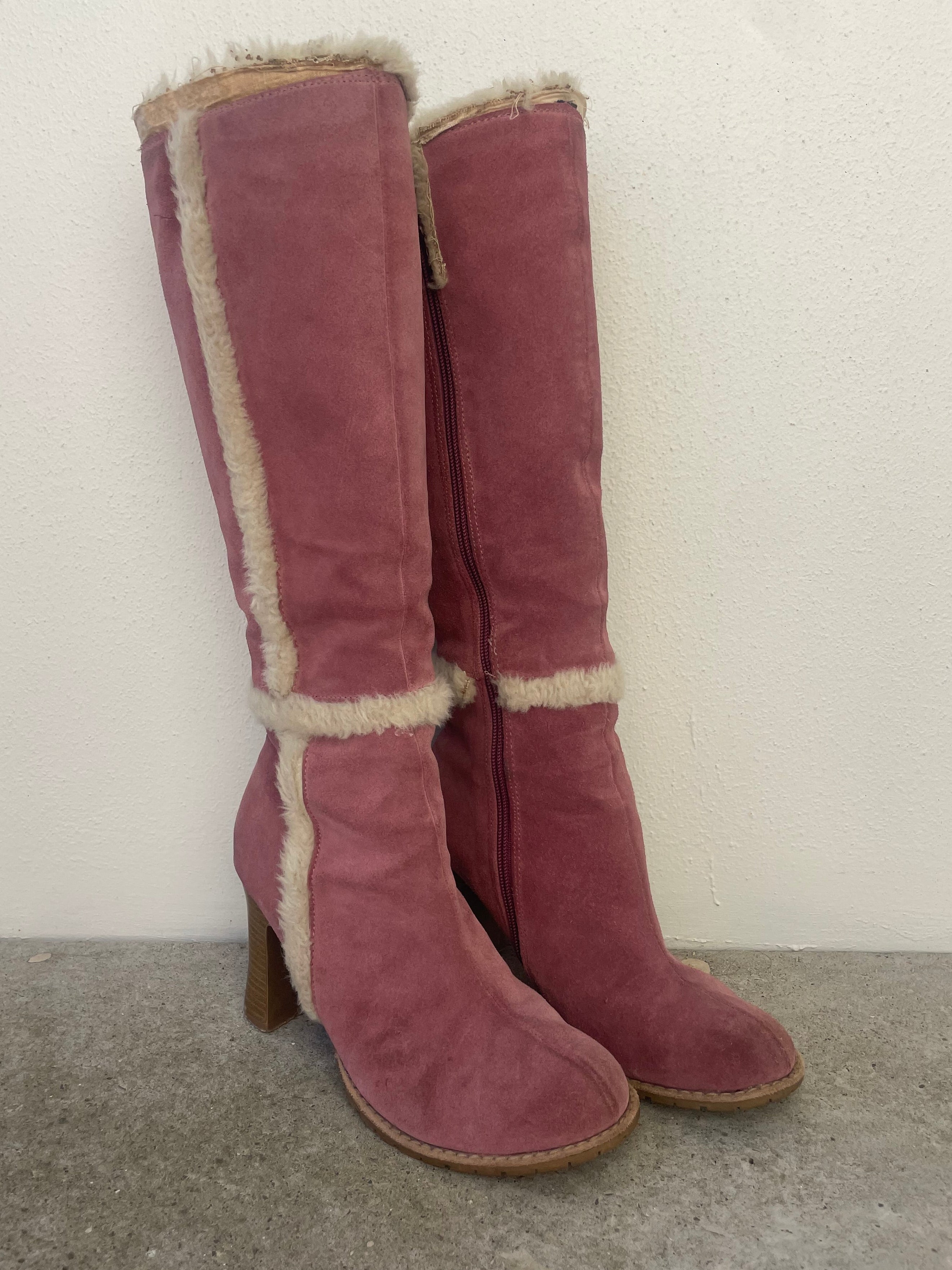 Pulp Shearling Boots | Size 8