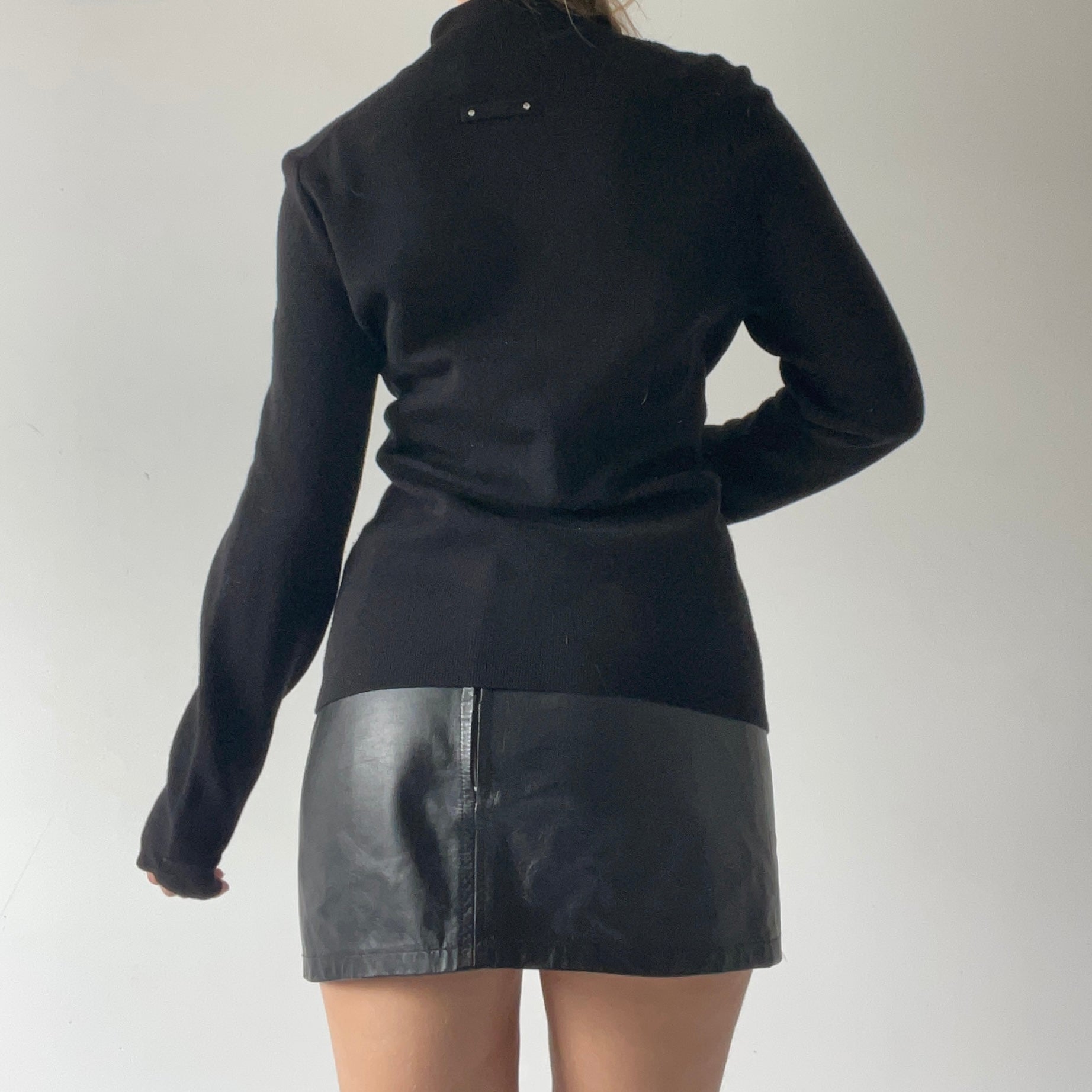 Dana Buchman Wool Double Zip Knit | L