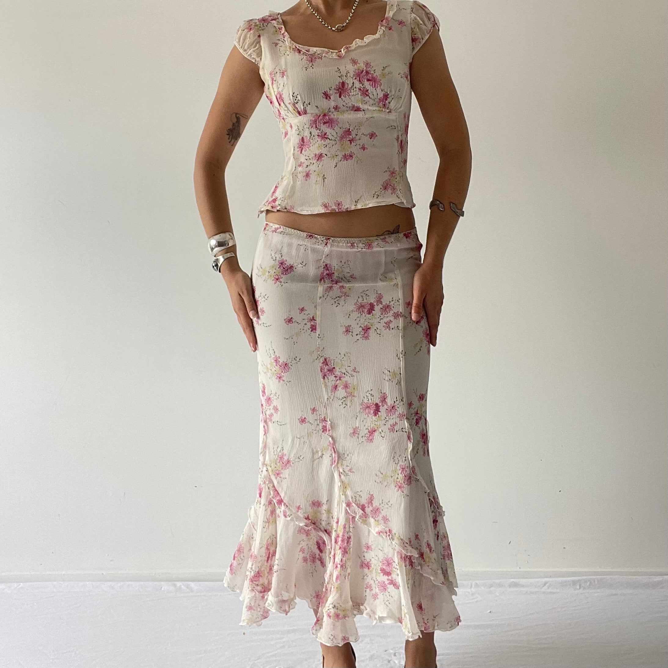 Precis Petite Silk Matching Set | 6-8