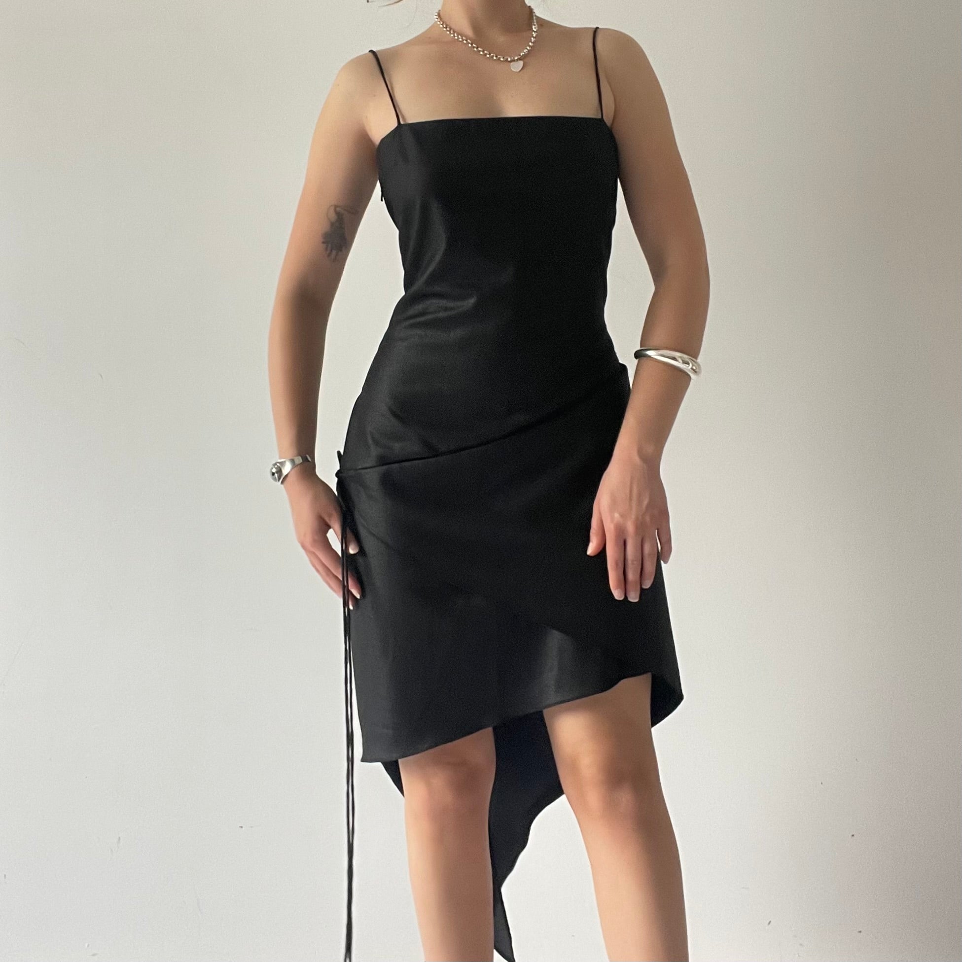 Karen Walker Tuxedo Asymmetric Mini Dress | M