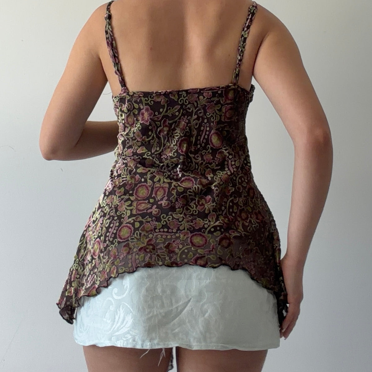 My Michelle Velvet Burnout Cami | M-L