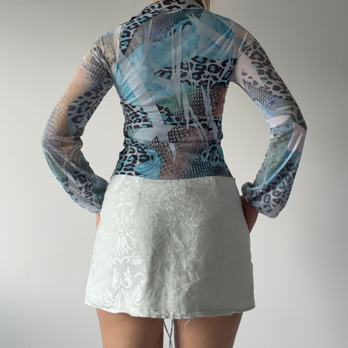 Kosiuko Ruffle Long sleeve Top | XS