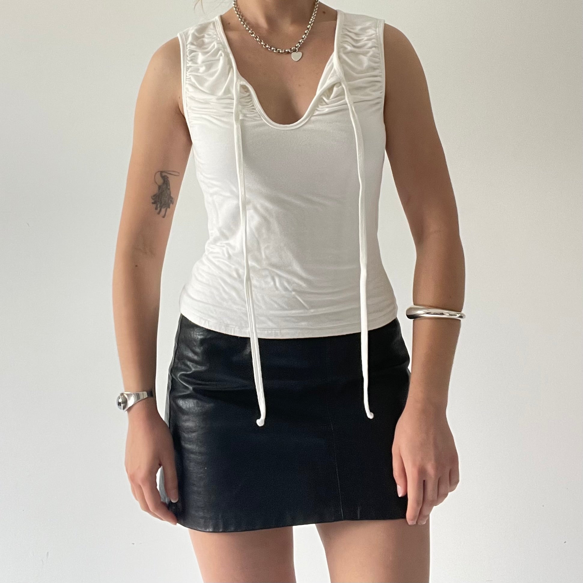 Tie Up Cami Tank Top | 6-8