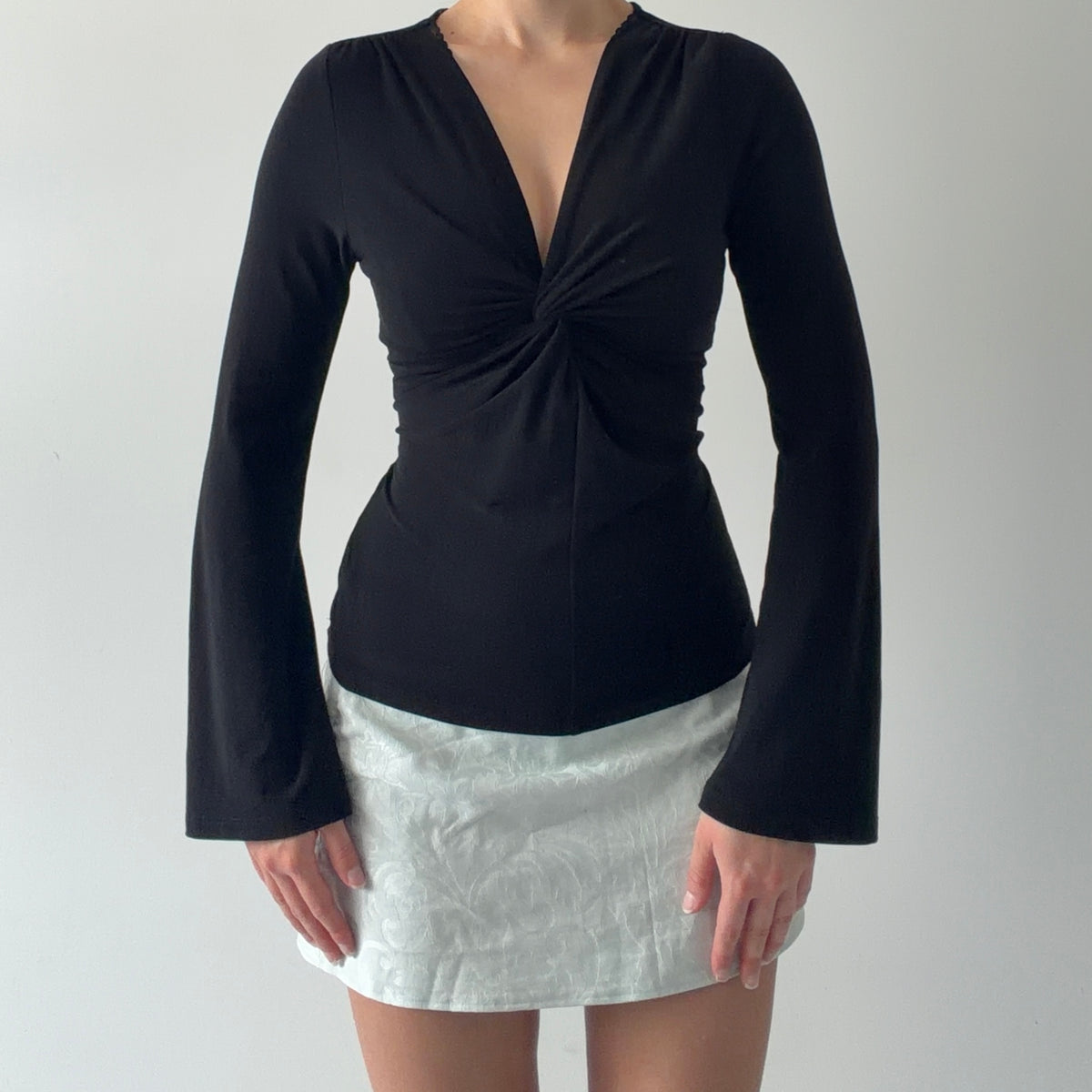 Bell Sleeve Top | S