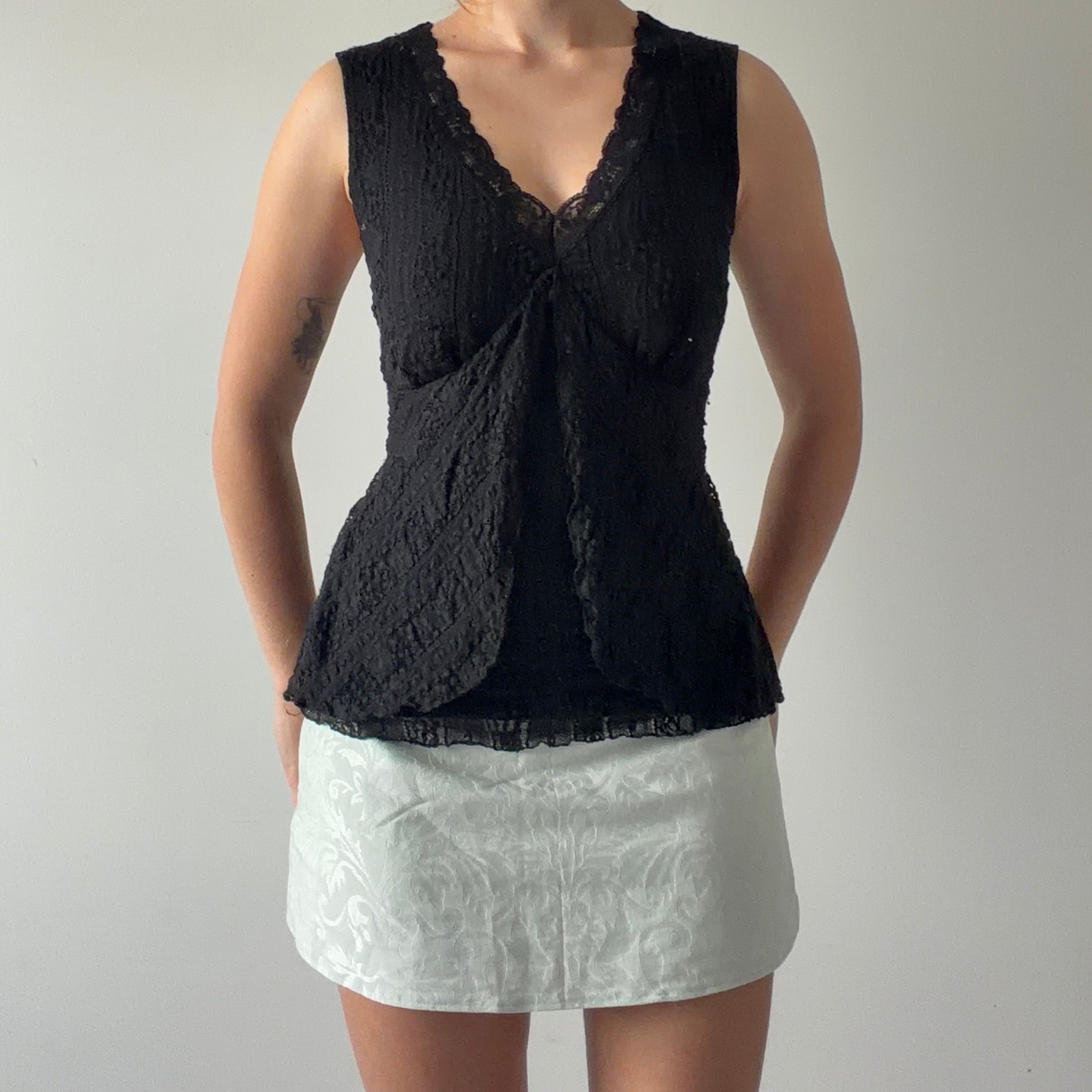 Apt. 9 Lace Babydoll Top | 10-12