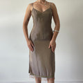 Saga Iridescent Beaded Midi Dress | 8-10