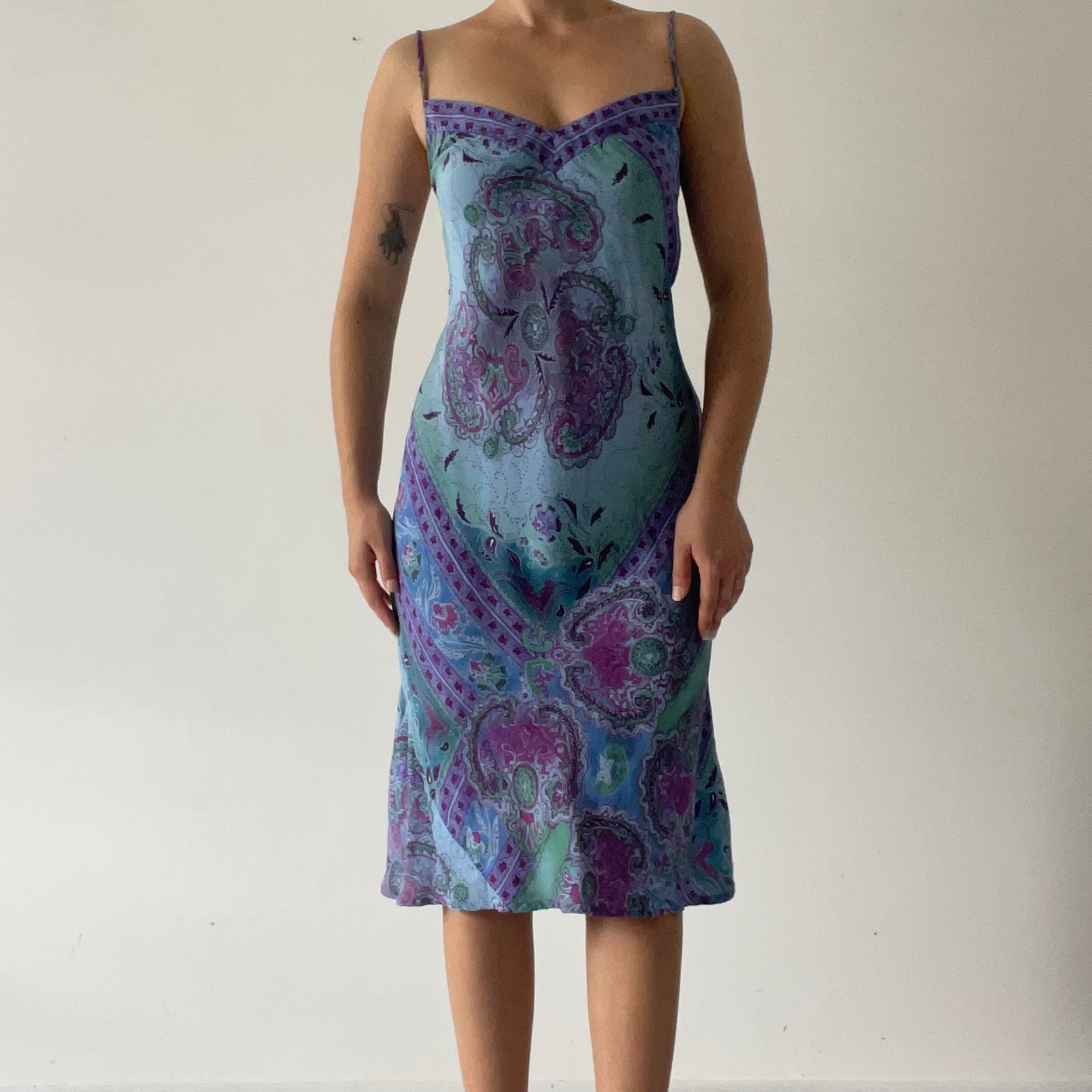 Paisley Midi Dress | 14-16