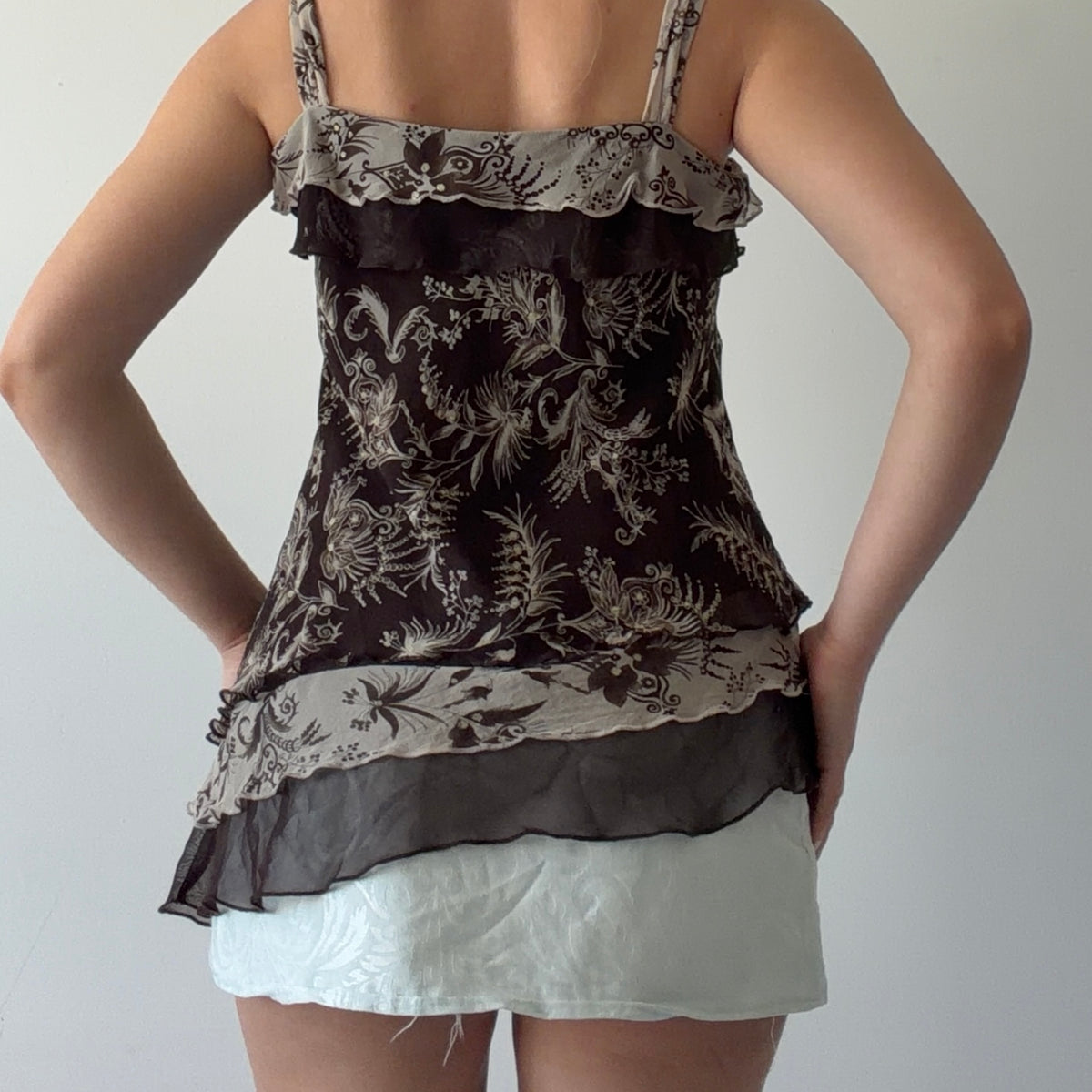 New York City Design Silk Paisley Cami | L-XL