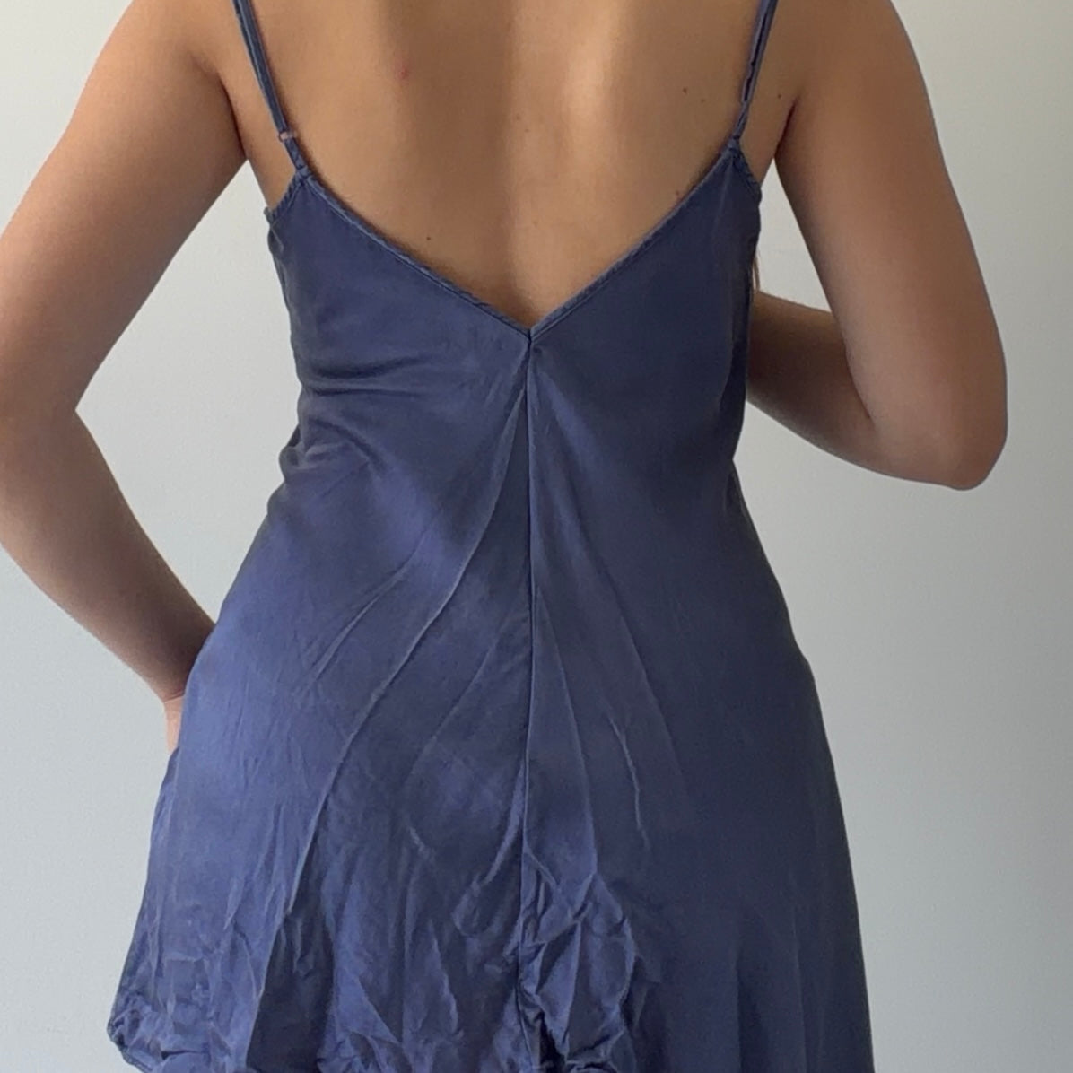 Victoria's Secret Mini Silk Slip Dress | S