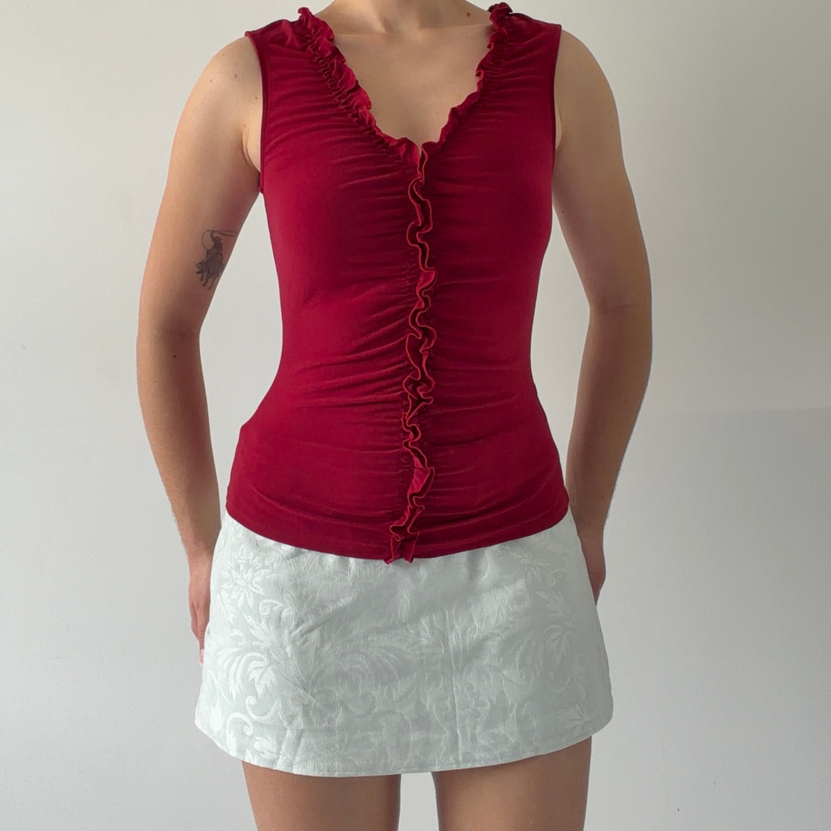 Express Ruched Cami Top | XS