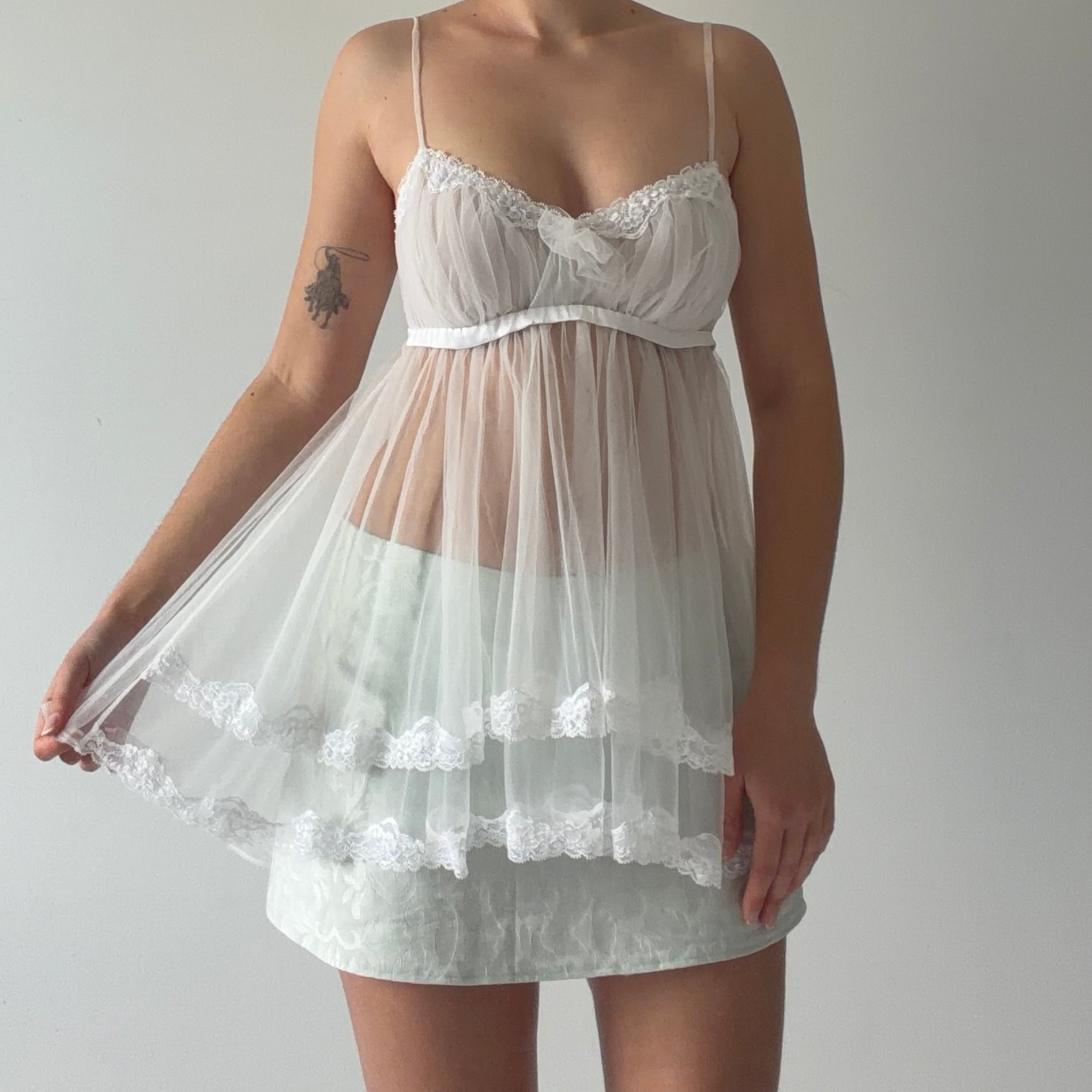 Victoria's Secret Angelic Babydoll Top | M