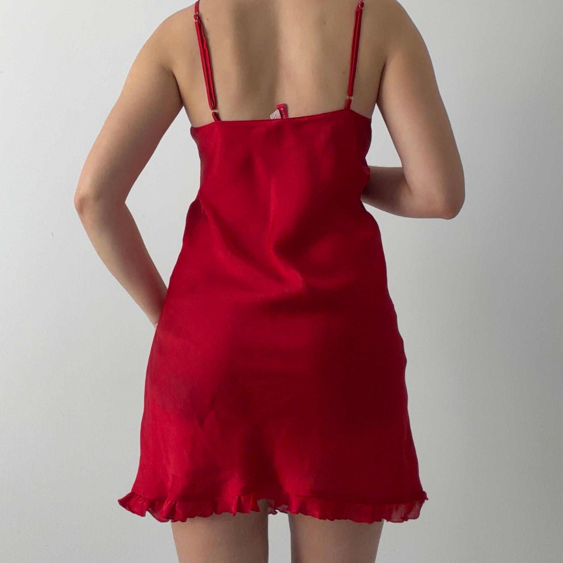 Josie Ruffle Slip Dress | L