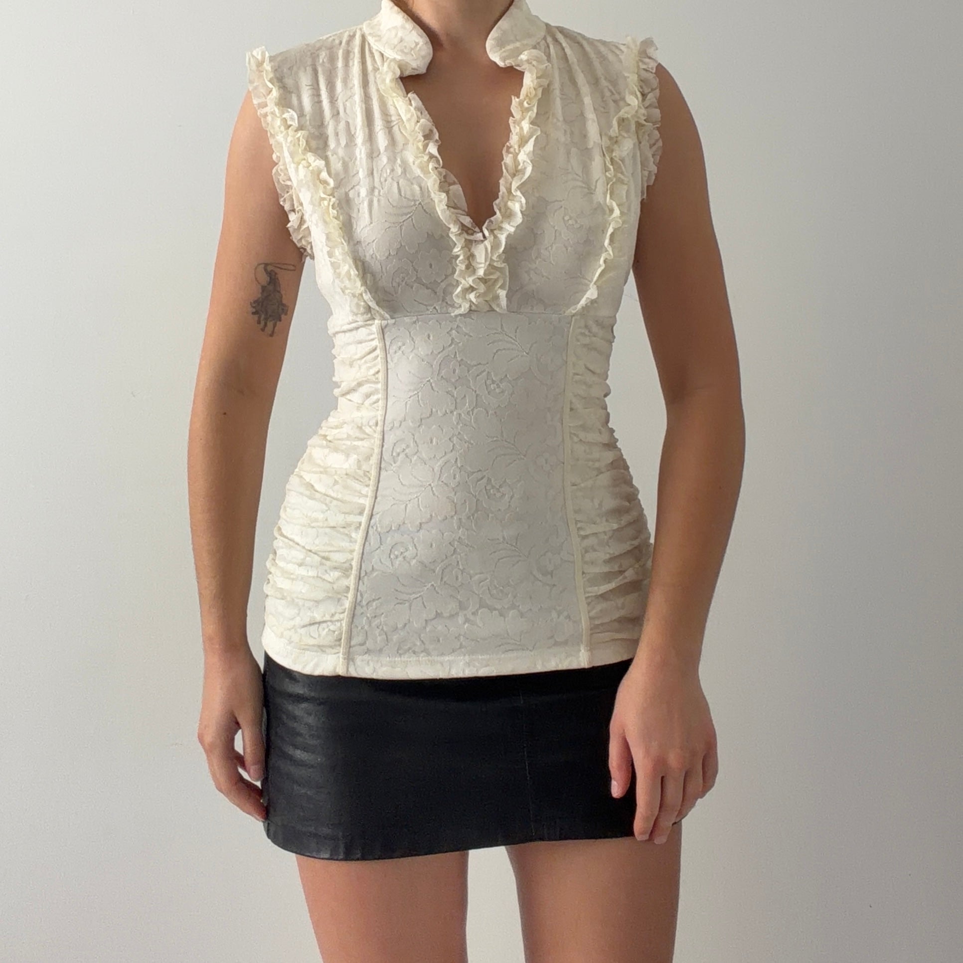 XOXO Lace Babydoll Top | L