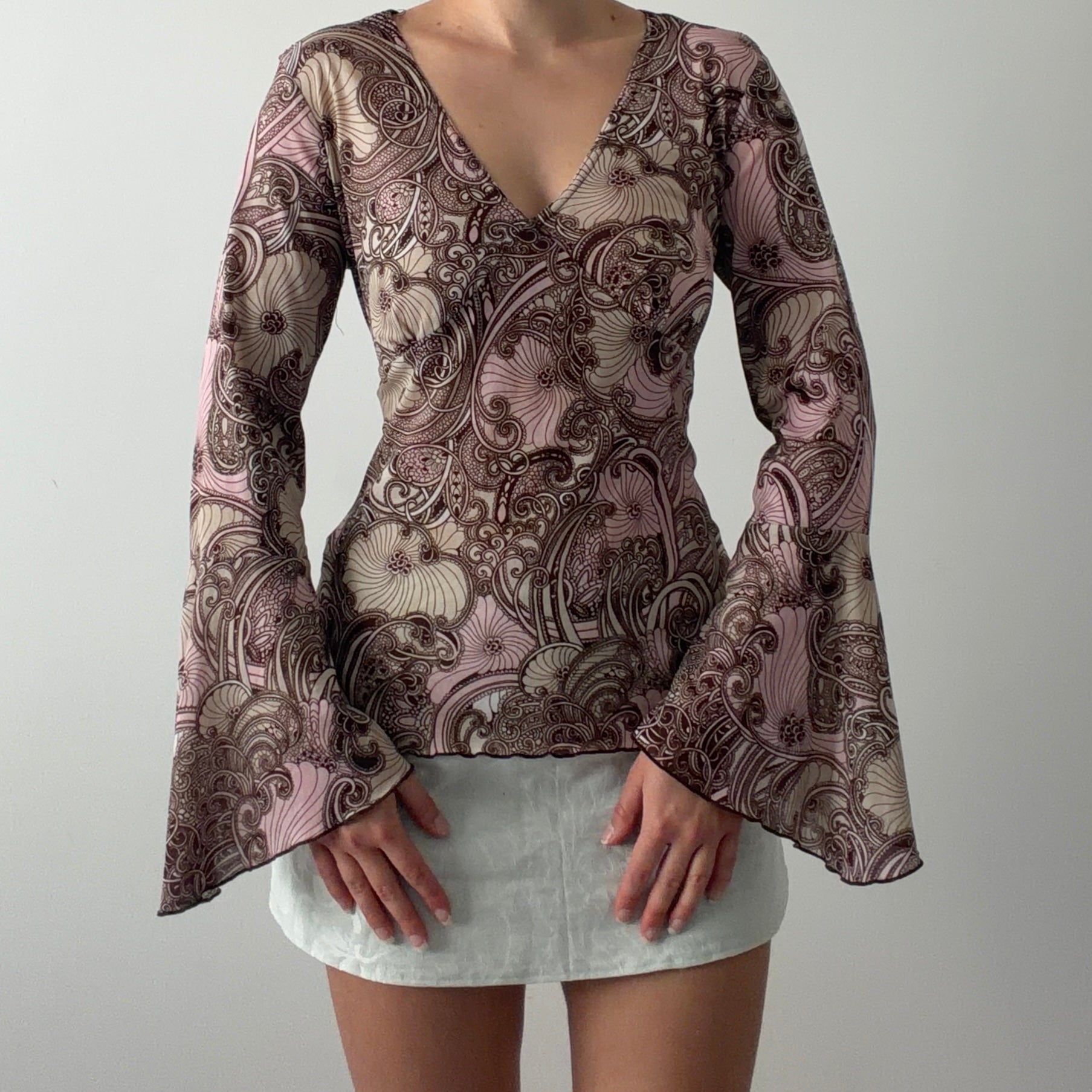 Route 66 Bell Sleeve Top | M