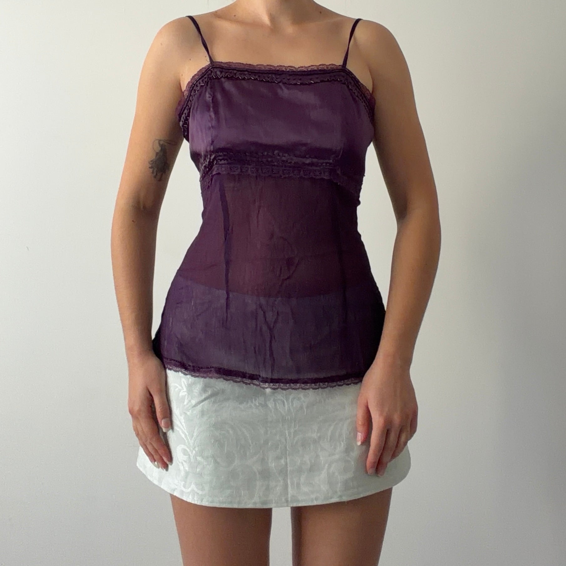 In Extenso Babydoll Beaded Top | M