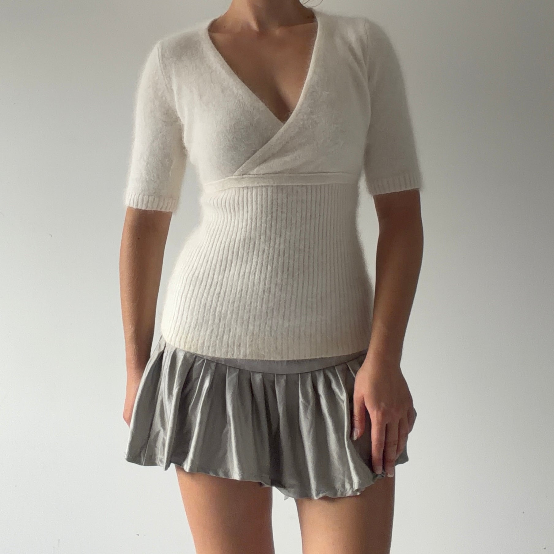 Esprit Angora Wrap Top | 8-10