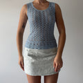 Studio Glittery Crochet Top | S