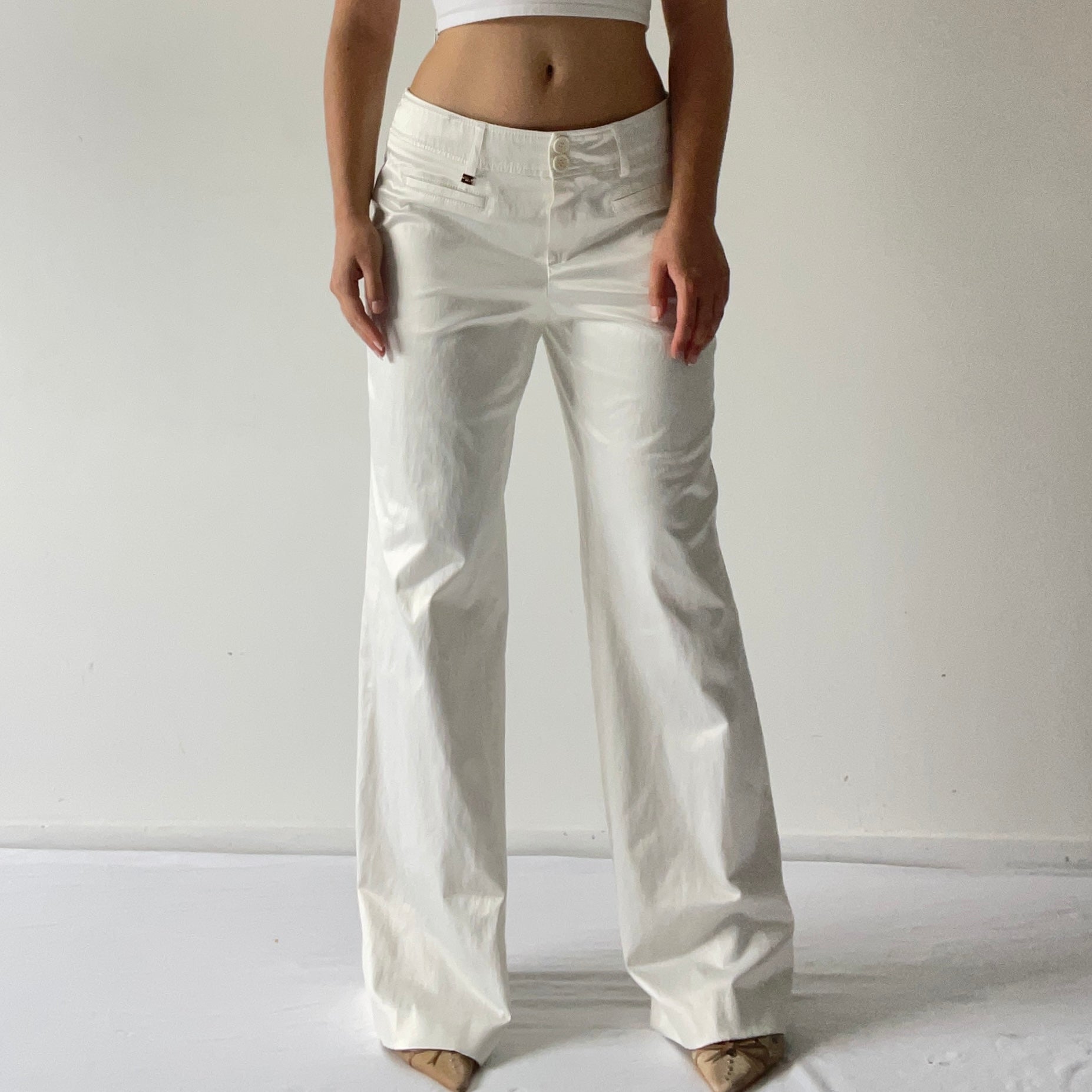 Apart Satin Wide Leg Pants | 12-14