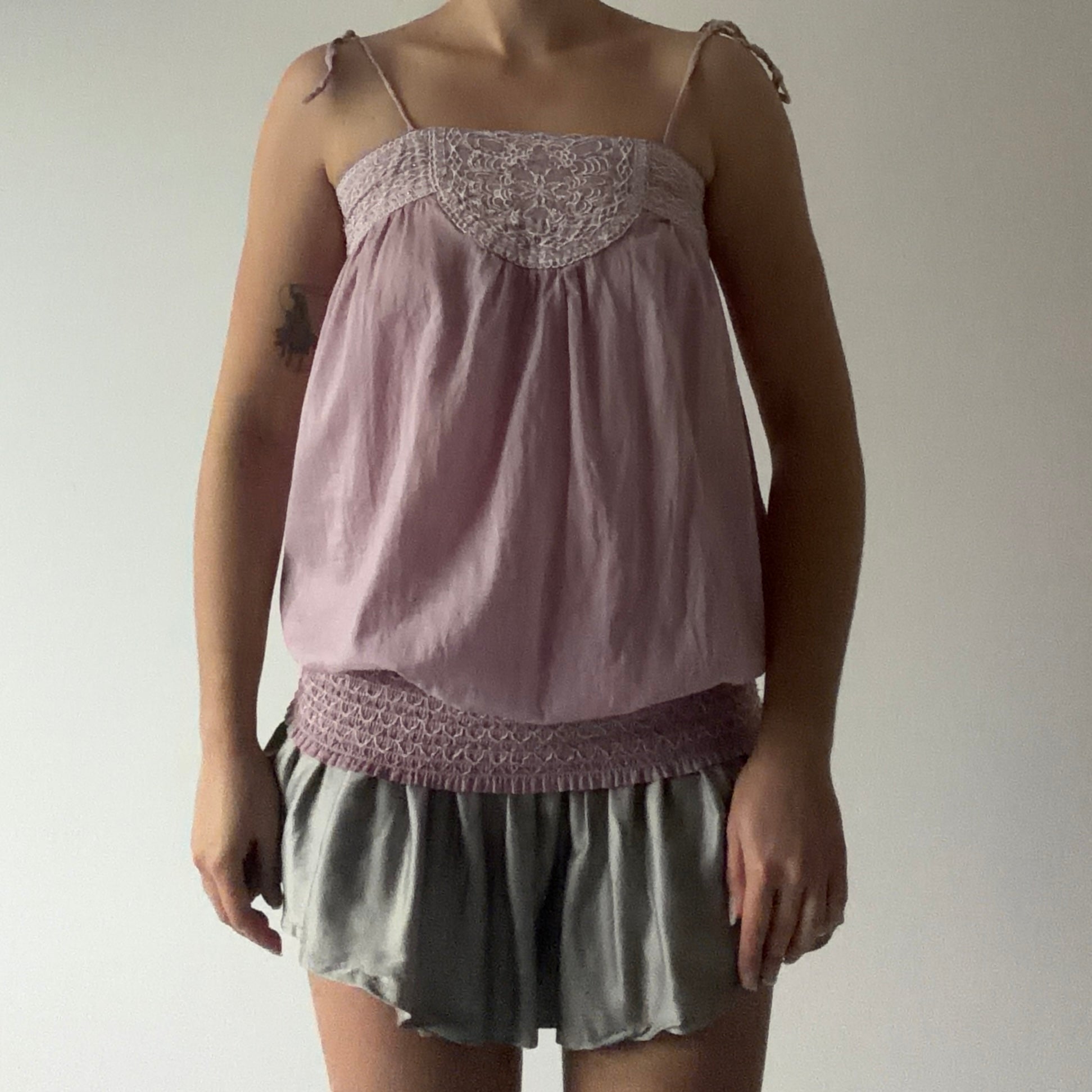 Blanco Embroidered Cami Top | S