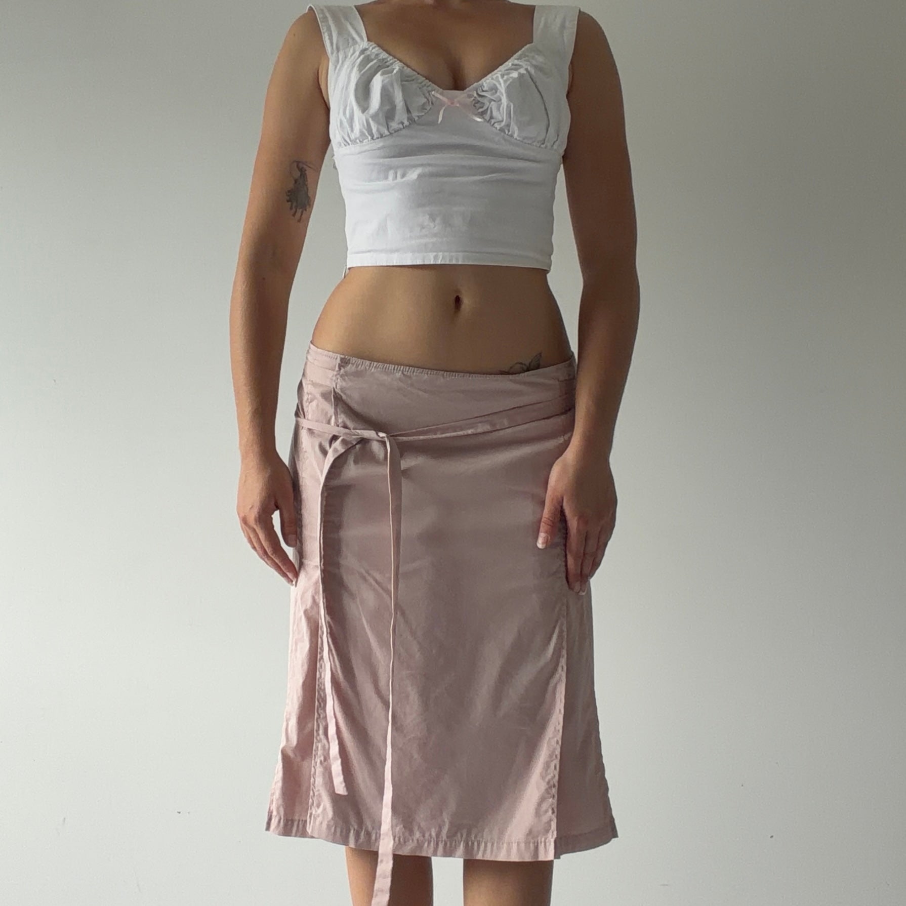 Country Road Pleat Wrap Midi Skirt | 14-16