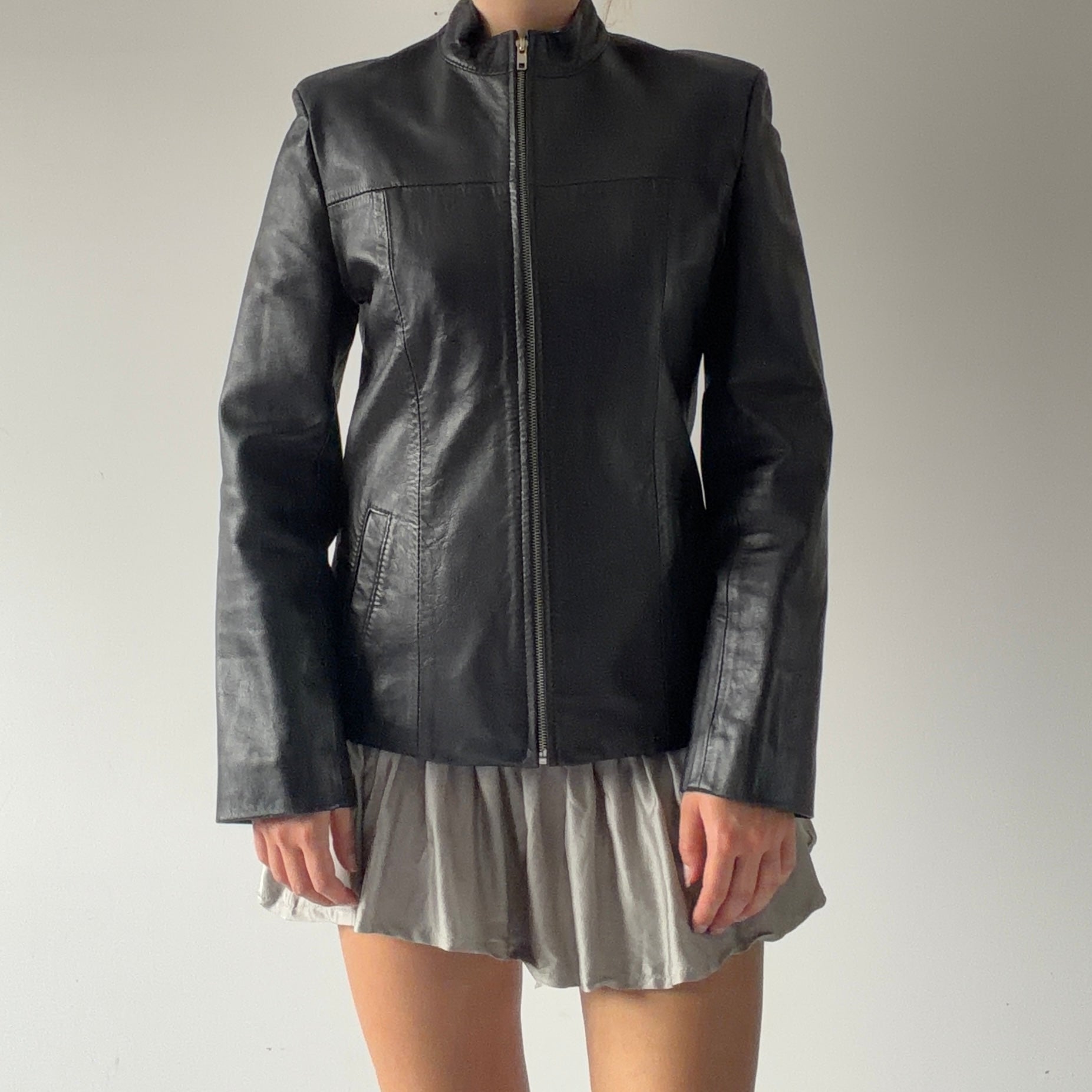 Leather Biker Jacket | Made in Australia | 10-12