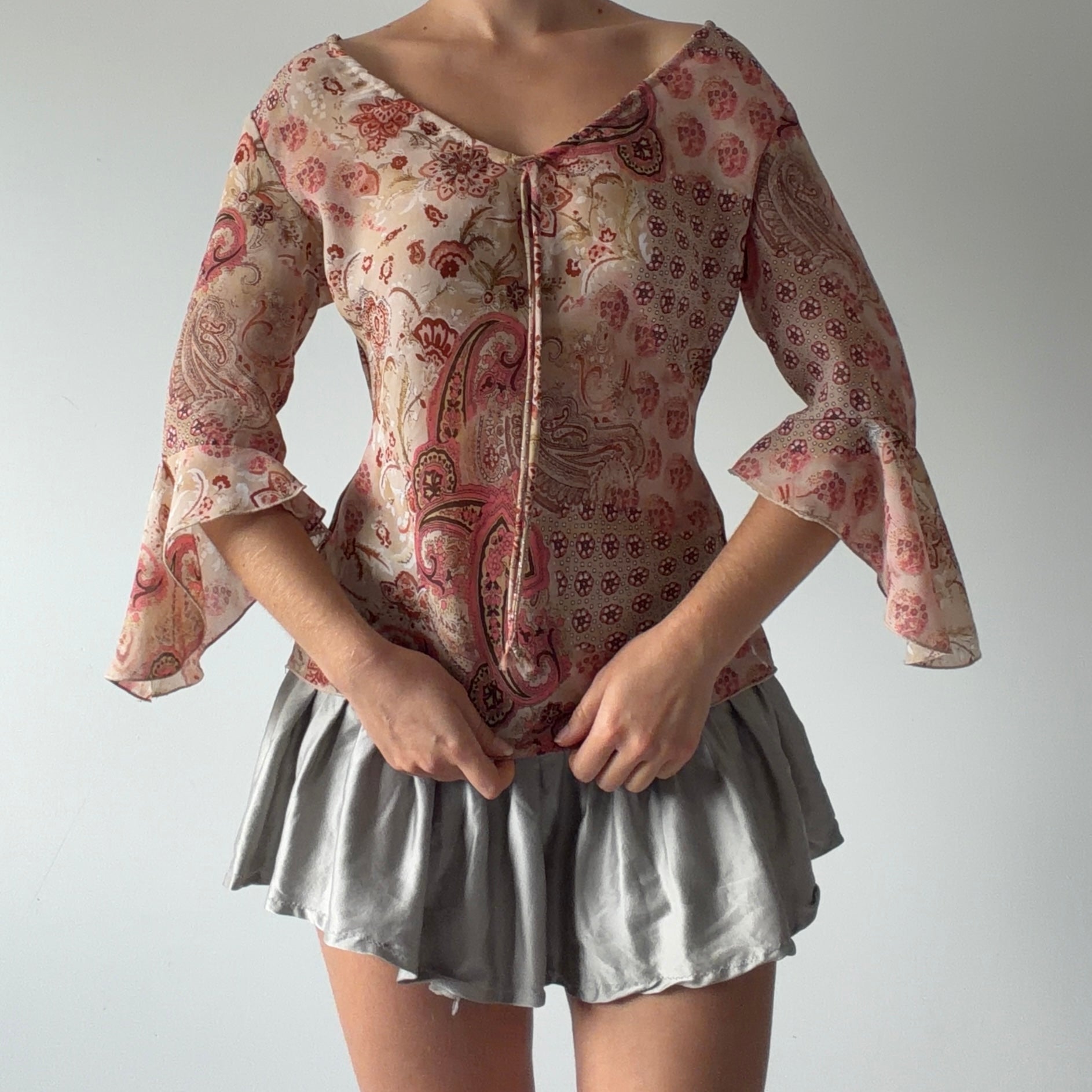Iz Byer Paisley Top | Made in USA | S