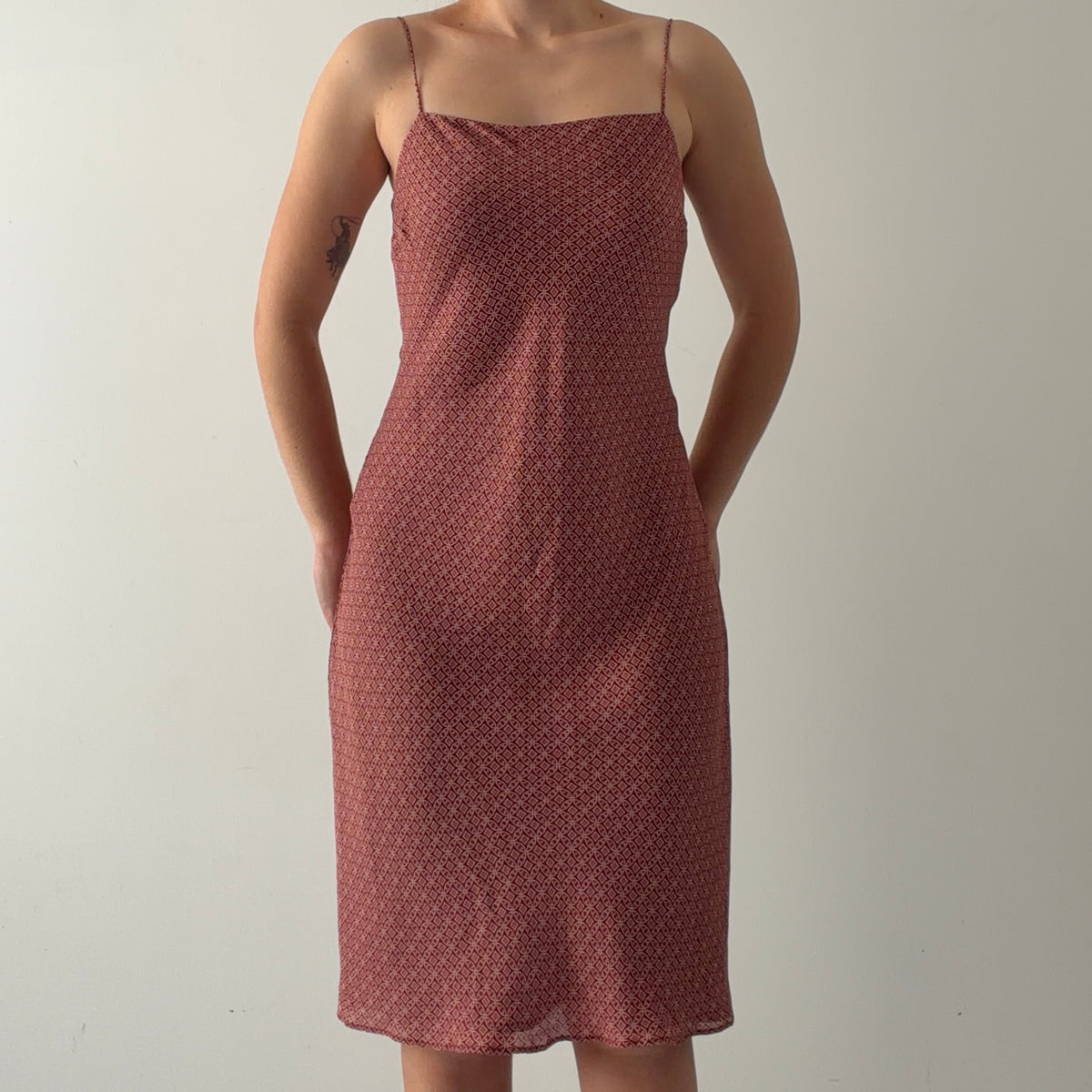 Ann Taylor Silk Midi Dress | S