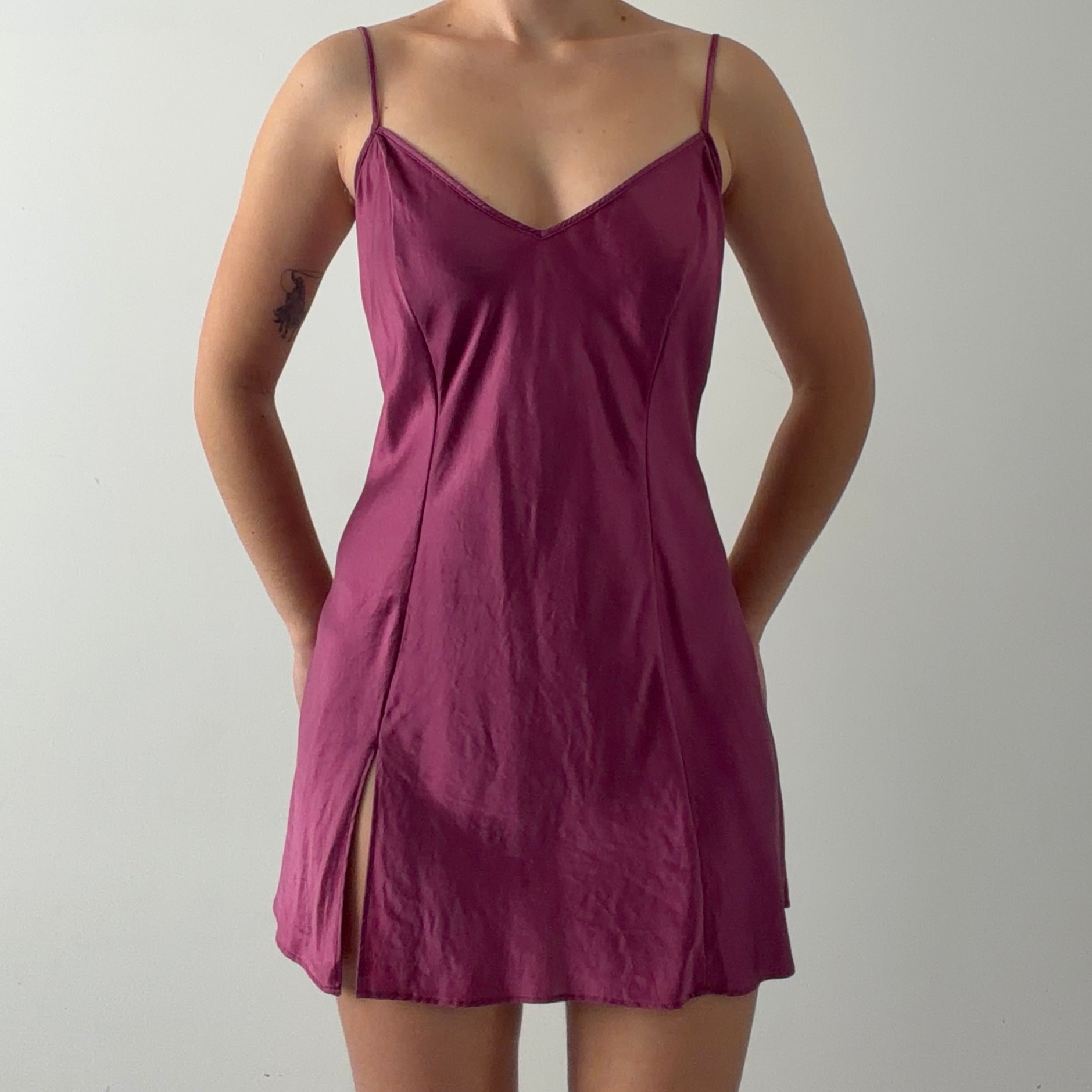 Victoria's Secret 2000 Silk Mini Dress | M