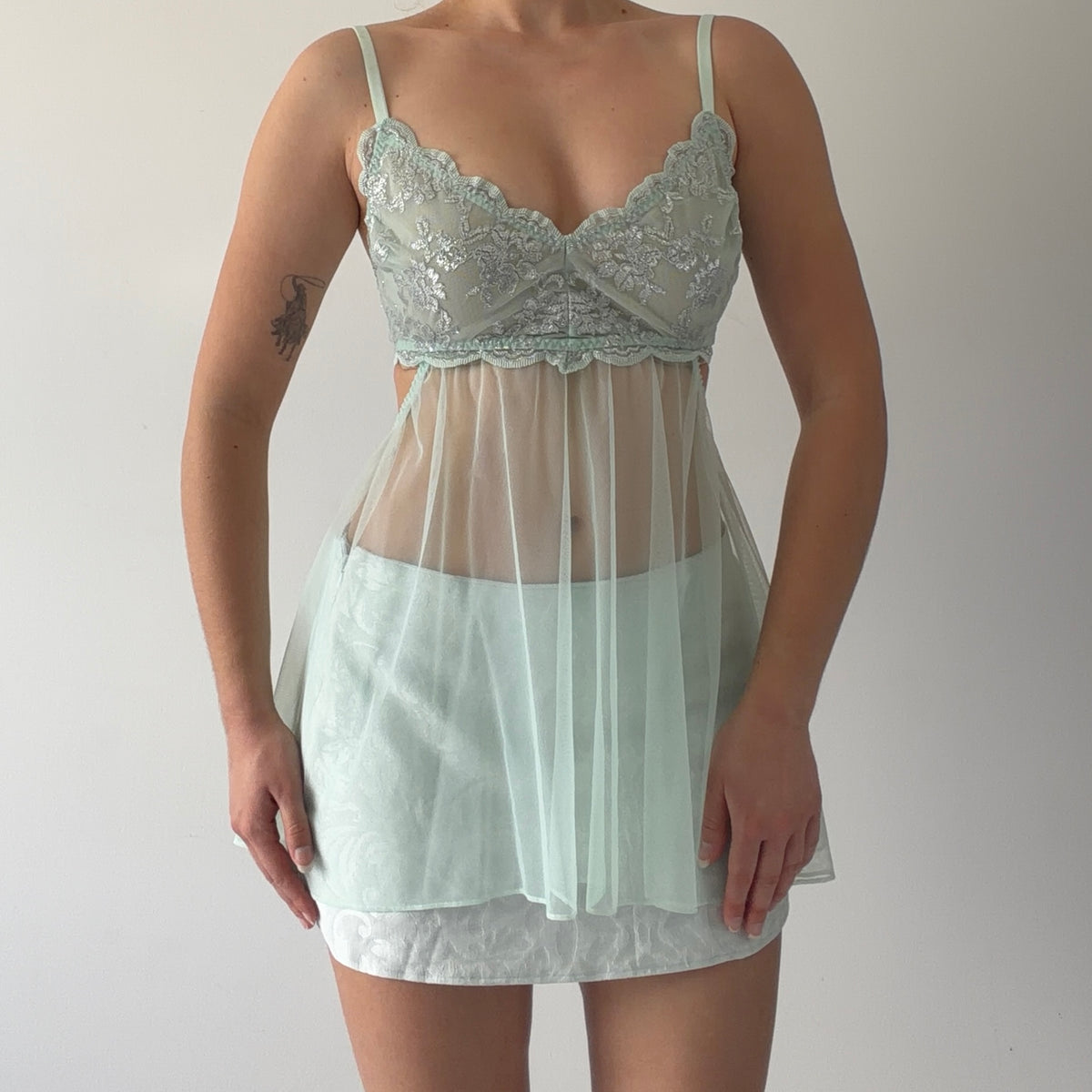 Victoria's Secret Babydoll Top | Mint | M