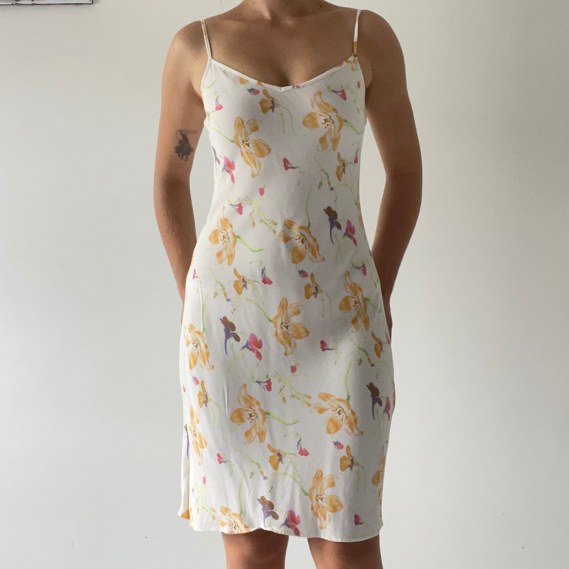 Floral Mini Slip Dress | S
