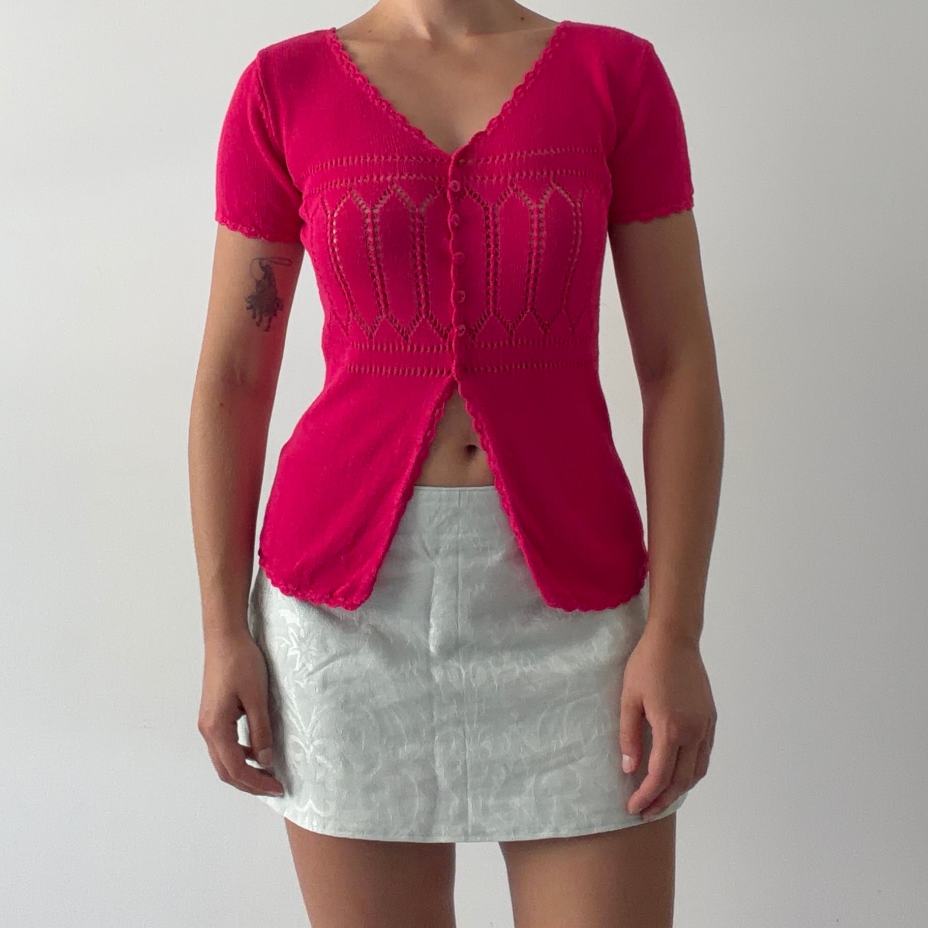 Crochet Button Up Top | 6-8
