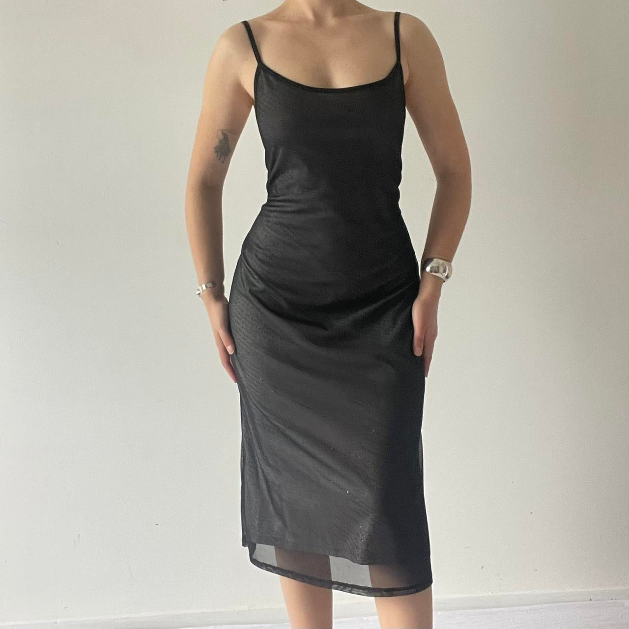 90s Open Back Dress | Made in Australia | L