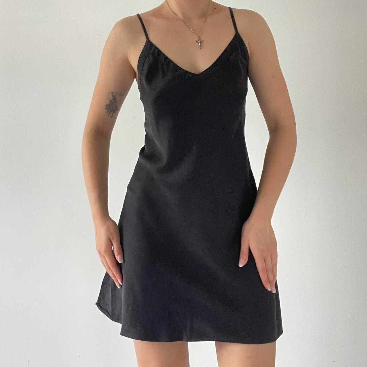 Ginia Silk Mini Dress | 12-14