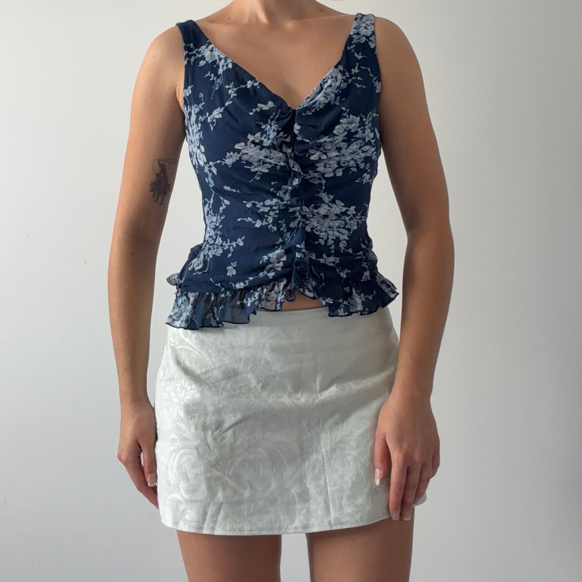 Escada Silk Ruffle Top | S