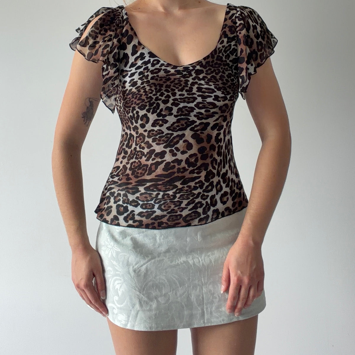 Escandelle Leopard Print Cami Top | S-M