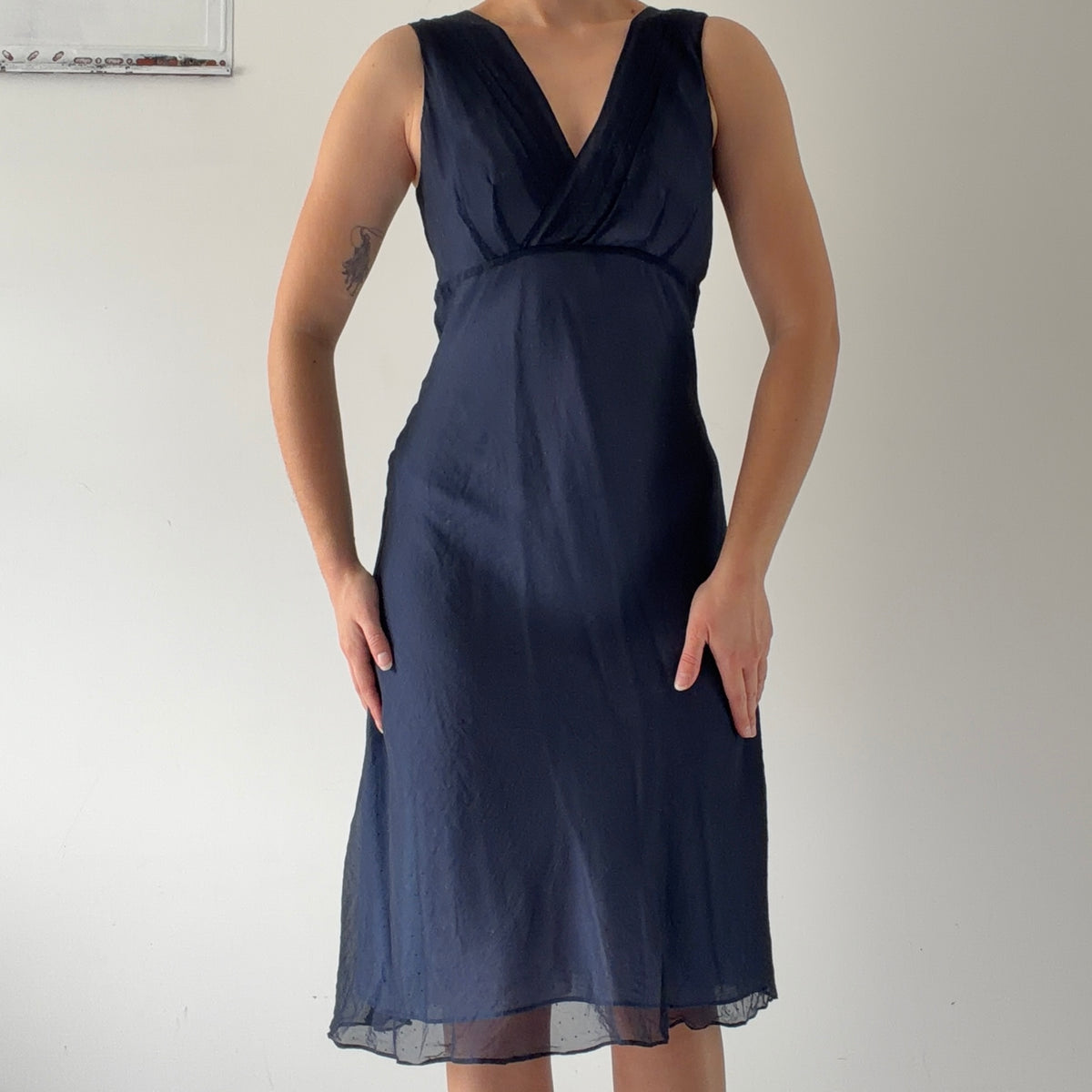 Express Silk Midi Dress | M