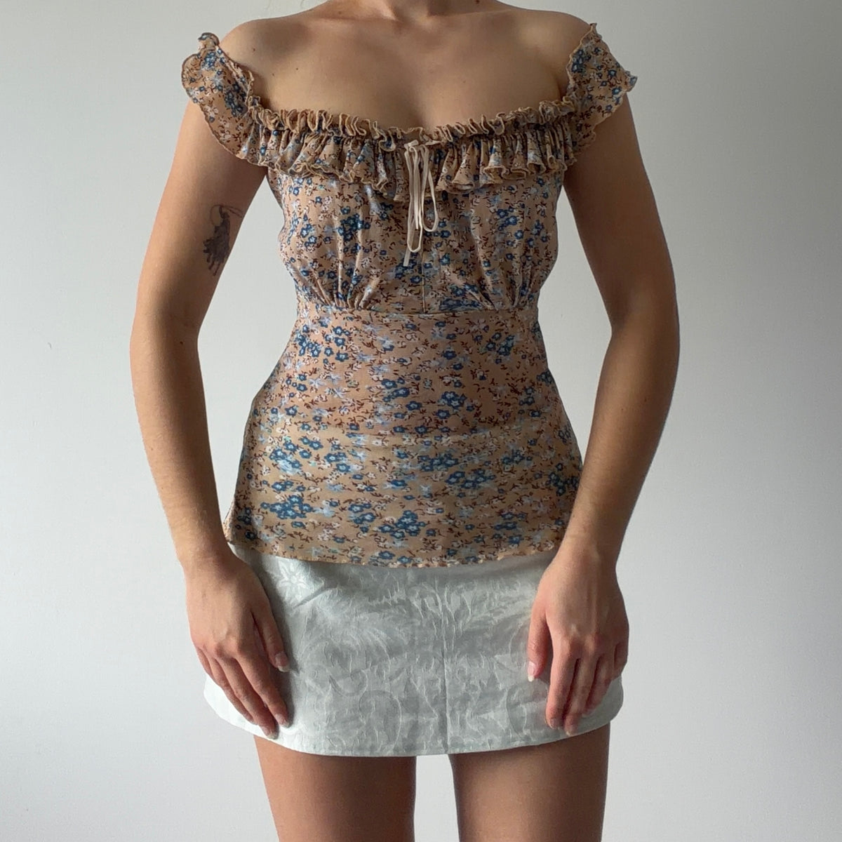 Valleygirl Mesh Prairie Top | L