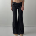 00s Max Low Rise Wide Pants | 8-10